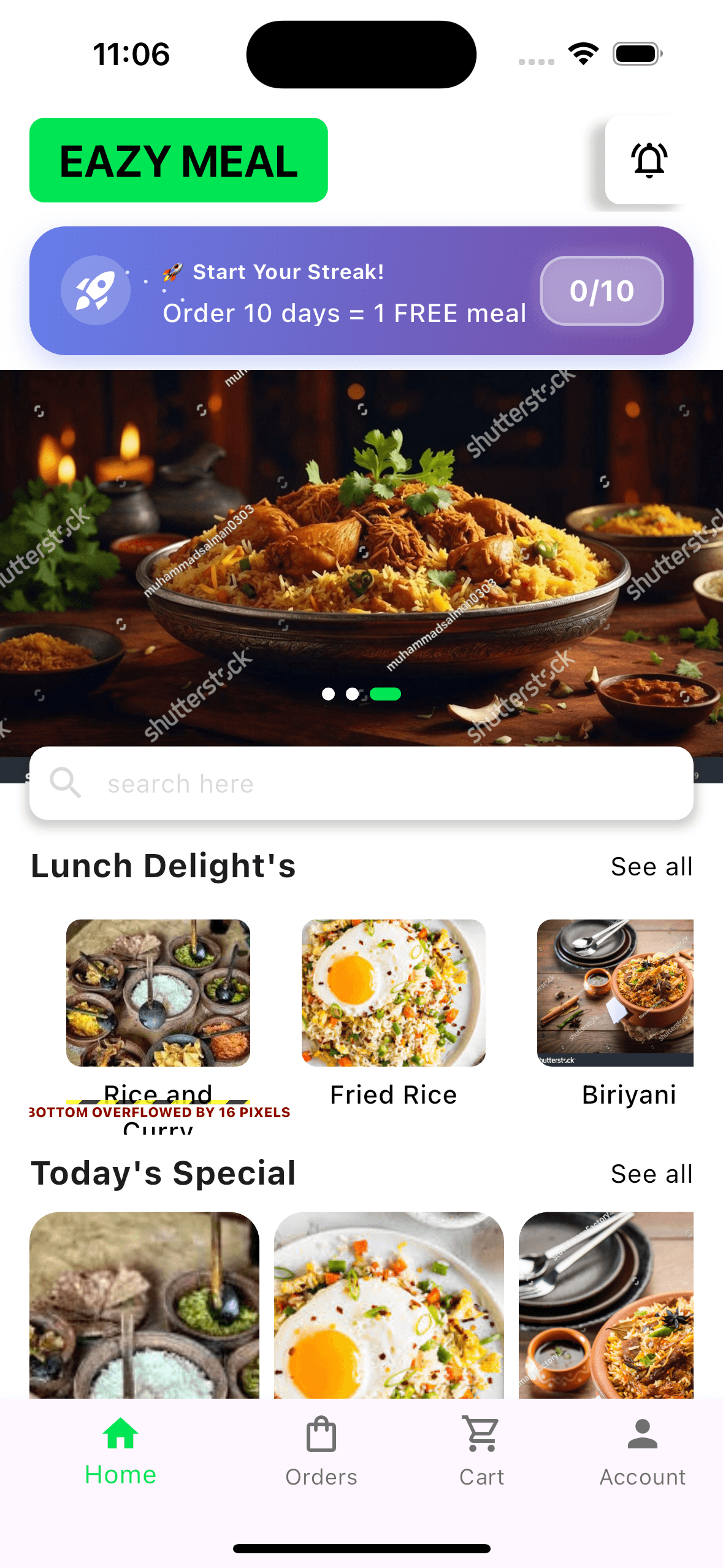 Eazy Meal App